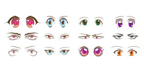 dibujos de ojos animados|ojos realistas anime.